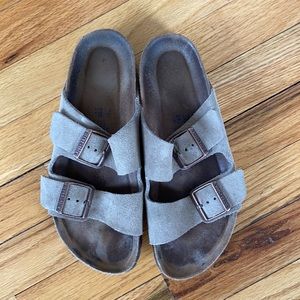 Taupe Birkenstocks